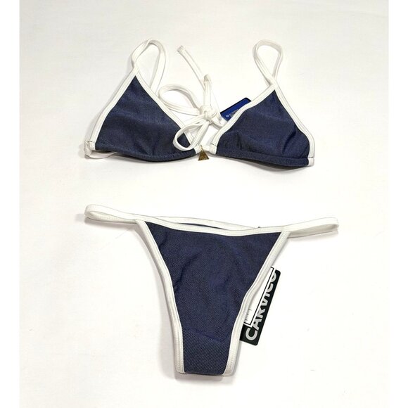 FAE House Lumi Top & Jones Bottoms in Denim & White